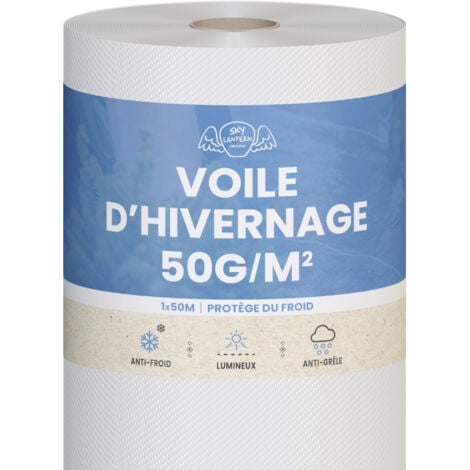 SKYLANTERN Voile de Protection Hivernale 50M 50g/m²