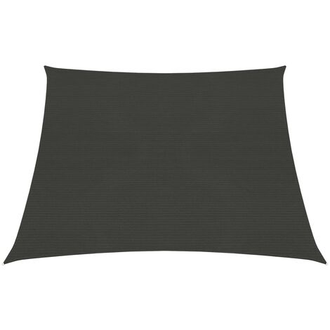 Voile d'ombrage 160 g-m² Anthracite 3-4x3 m PEHD
