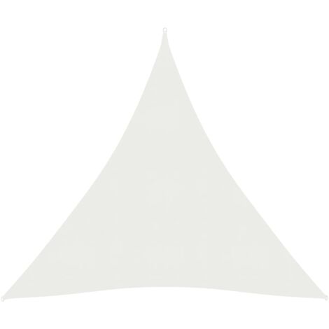 Voile d'ombrage 160 g/m² blanc 5 x 7 x 7 m PEHD