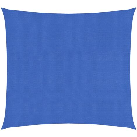 Voile d'ombrage 160 g/m² bleu 2,5 x 2,5 m PEHD