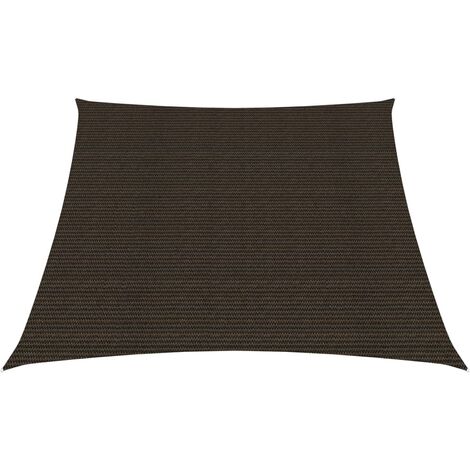 Voile d'ombrage 160 g-m² Marron 3-4x2 m PEHD