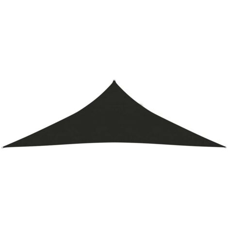 Voile d'ombrage 160 g-m² Noir 2,5x2,5x3,5 m PEHD
