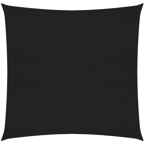 Voile d'ombrage 160 g-m² Noir 2,5x3 m PEHD