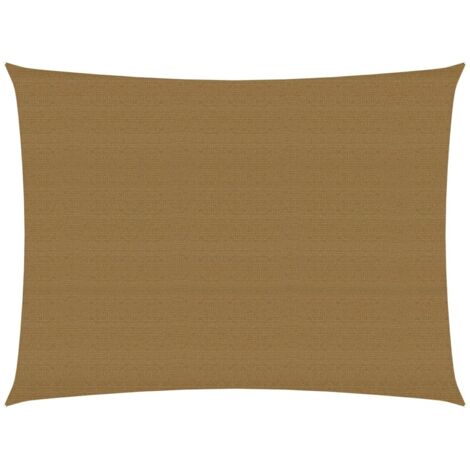 Voile d'ombrage 160 g-m² Taupe 2,5x4 m PEHD
