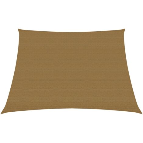 Voile d'ombrage 160 g/m² Taupe 4/5x3 m PEHD