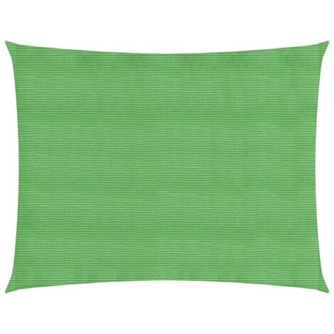 Voile d'ombrage 160 g/m² vert clair 2,5 x 3 m PEHD