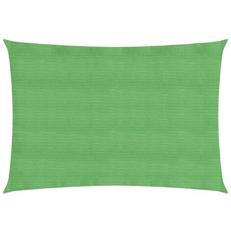 Voile d'ombrage 160 g-m² Vert clair 2,5x4 m PEHD