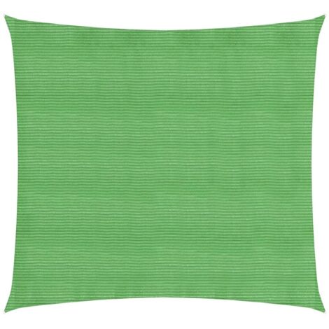 Voile d'ombrage 160 g-m² Vert clair 3x3 m PEHD