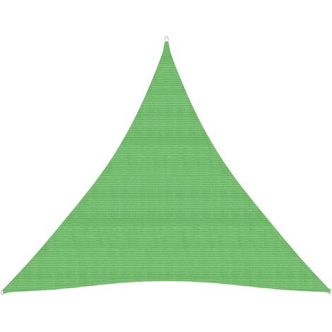 Voile d'ombrage 160 g-m² Vert clair 4x4x4 m PEHD