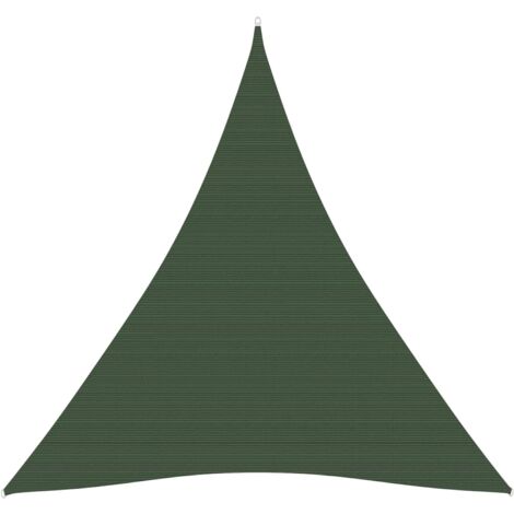 Voile d'ombrage 160 g-m² Vert foncé 4x5x5 m PEHD