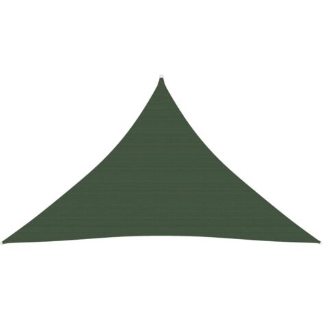Voile d'ombrage 160 g-m² Vert foncé 5x5x6 m PEHD