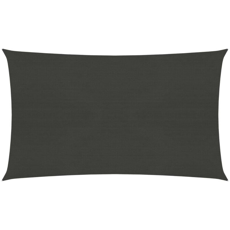 Helloshop26 - Voile d'ombrage 160 g/m² 5 x 8 m pehd anthracite