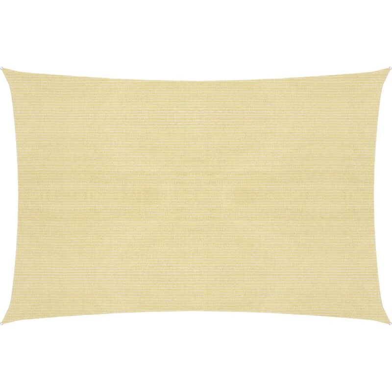 Voile d'ombrage 160 g/m² 6 x 8 m pehd beige