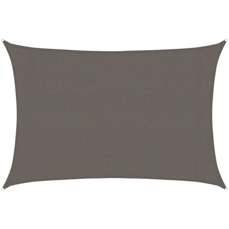 Les Tendances - Voile d'ombrage Toile d'ombrage 160 g/m² Anthracite 3x4 m pehd 64371