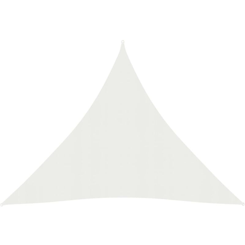 Helloshop26 - Voile d'ombrage 160 g/m² blanc 3 x 3 x 3 m pehd