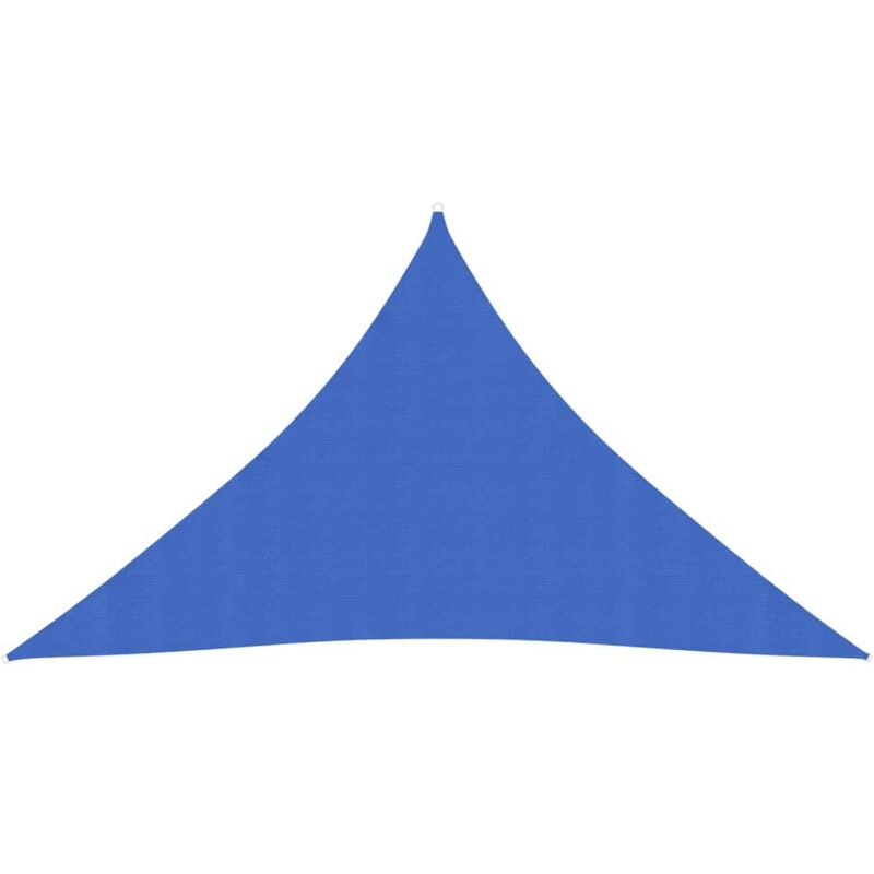 Voile d'ombrage 160 g/m² bleu 2,5 x 2,5 x 3,5 m pehd