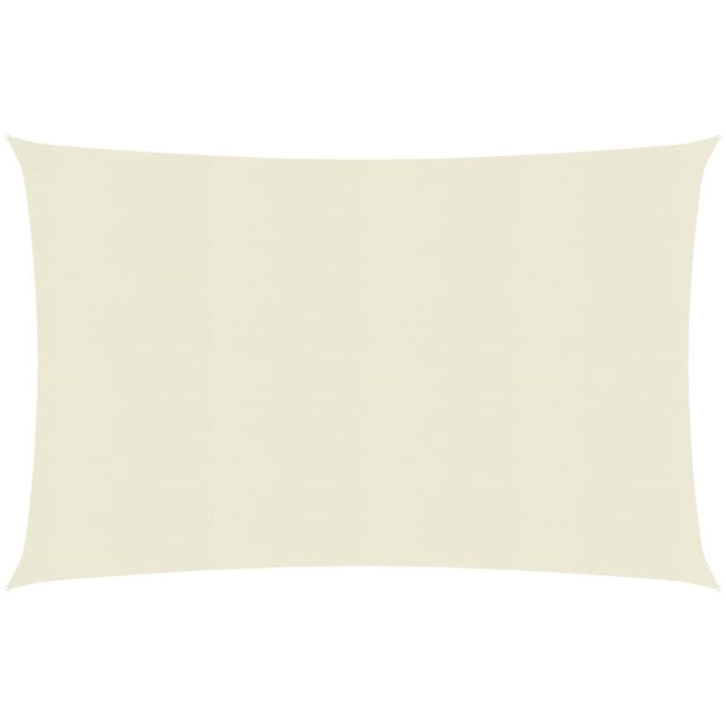 Voile d'ombrage 160 g/m² crème 4 x 7 m pehd