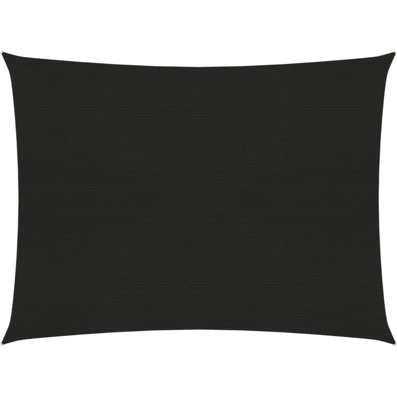 Voile d'ombrage 160 g/m² noir 2 x 3,5 m pehd