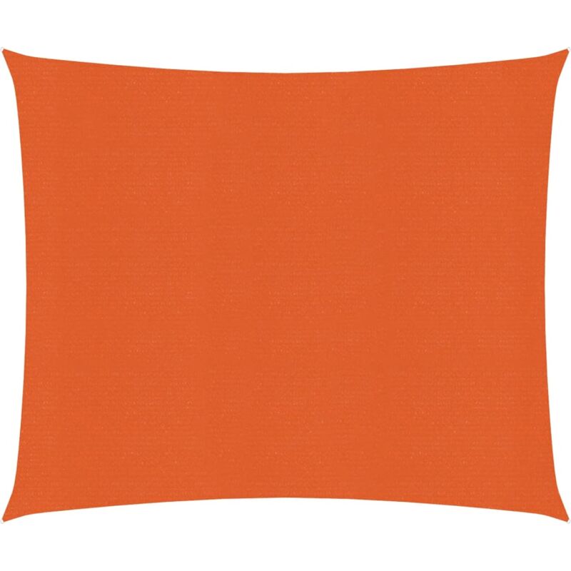 Voile d'ombrage 160 g/m² orange 2 x 2 m pehd