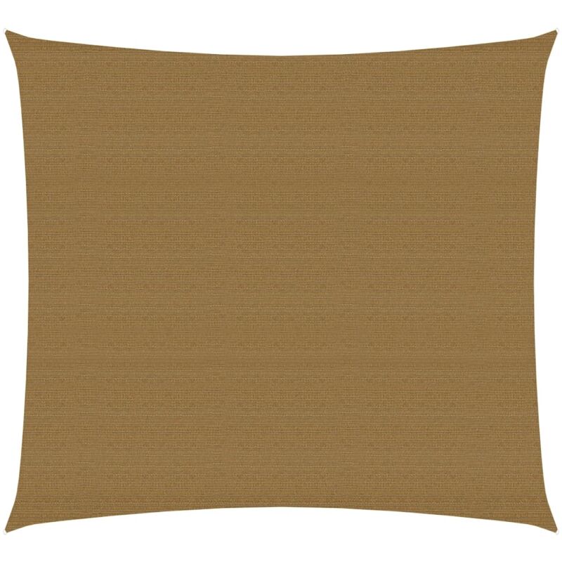 Voile d'ombrage 160 g/m² taupe 2 x 2 m PEHD