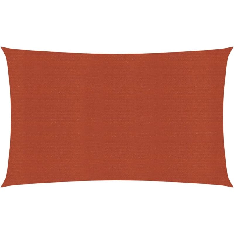 Helloshop26 - Voile d'ombrage 160 g/m² terre cuite 2 x 5 m pehd