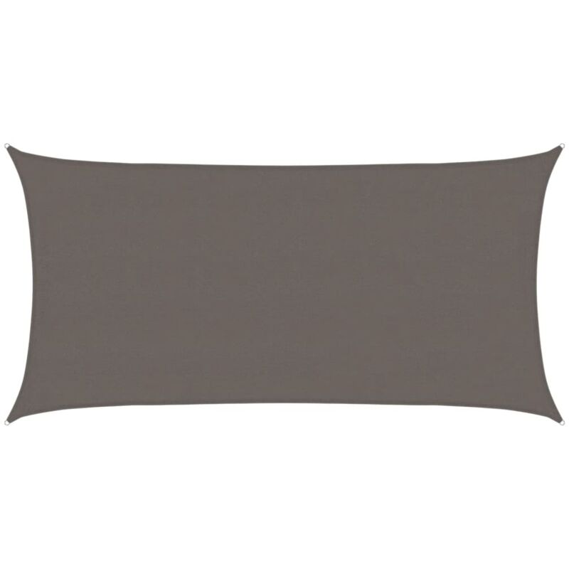 Voile d'ombrage - Toile solaire - Voile de parasol 160 g/m² Anthracite 4x7 m pehd Chic-797196