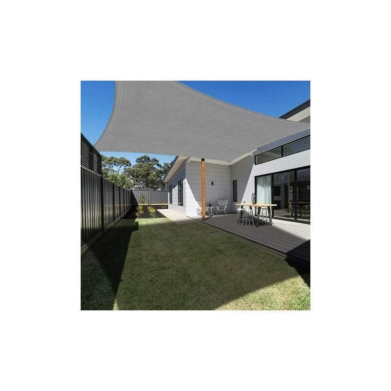 Odipie - Voile d'ombrage 4 x 5 m - Auvent Extérieur Soleil imperméable Anti-UV pour Jardin Terrasse