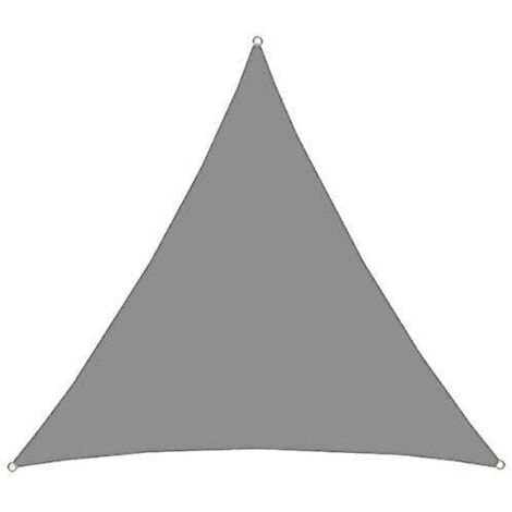 Voile d'ombrage - 4x4x4 Polyester Triangle Protection Solaire - Toile Hydrofuge