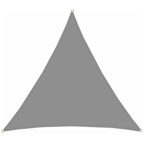 Voile d'ombrage - 4x4x4 Polyester Triangle Protection Solaire - Toile Hydrofuge