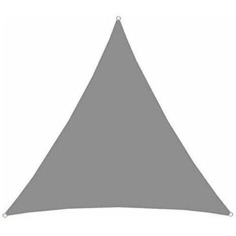 Voile d'ombrage - 4x4x4 Polyester Triangle Protection Solaire - Toile Hydrofuge