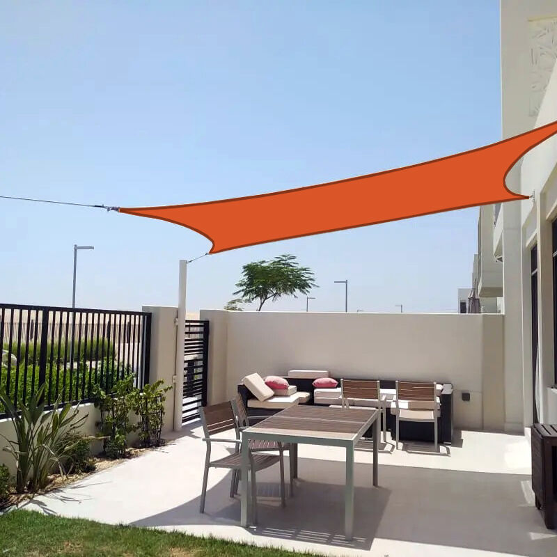 Sunny Inch ® - Voile d'ombrage 5 x 5 m imperméable 220g/m² Haute densité - Tissu déperlant - Terracotta épicé