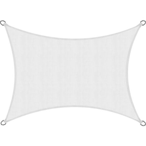 Voile d'ombrage blanche, tente d'extérieur à isolation thermique, aide au camping en plein air, blanc, 2M×3M