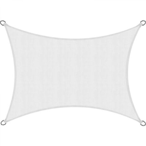 Voile d'ombrage blanche, tente d'extérieur à isolation thermique, aide au camping en plein air, blanc, 2M×3M