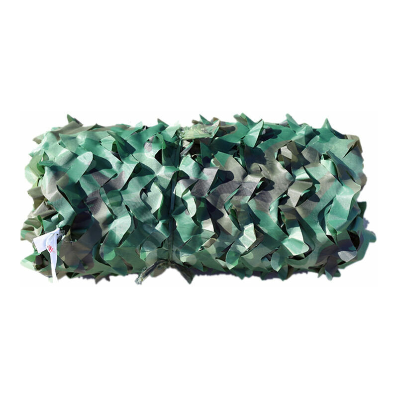 Start - Voile d'ombrage camouflage vert carré 300 x 400 cm polyester