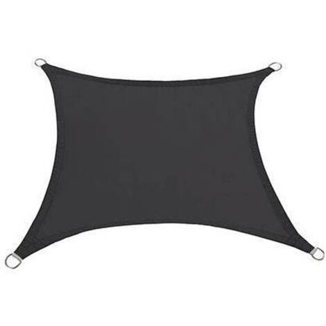 Voile d'ombrage carre' e'toiles 5x5 m en polyester gris 180 g/m2
