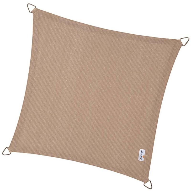 Nesling - Voile d'ombrage carrée Coolfit sable 5 x 5 m - Sable