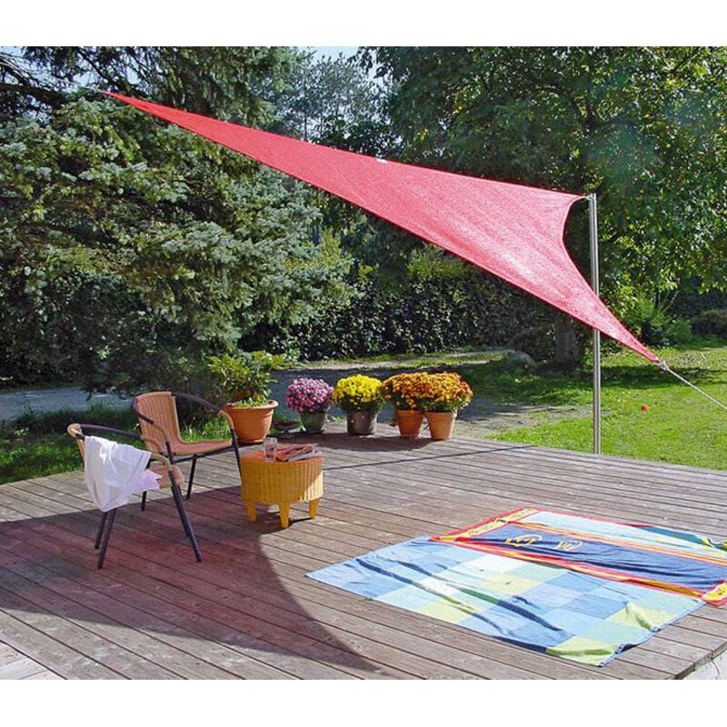 Direct Filet - Voile d'ombrage imperméable 3 x 3 x 4.2 - Concave Couleur: Anthracite - Anthracite