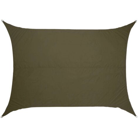 Voile d'ombrage Elyora 3x2m vert laurier - Hespéride