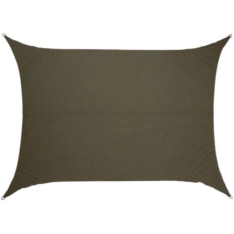 Voile d'ombrage Elyora 4x3m vert laurier - Hespéride
