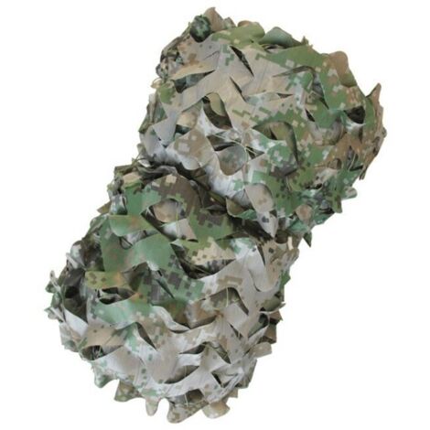 Voile d'ombrage Filet vert camouflage, filet camouflage 4x6m