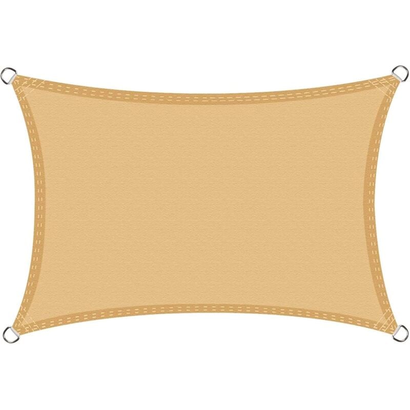 Voile d'ombrage Imperméable Rectangulaire 2x3m, Toile Ombrage pes Résistant à l'eau, Filet dombrage Rectangle 3x2m, Résistant 98% Protection Rayons