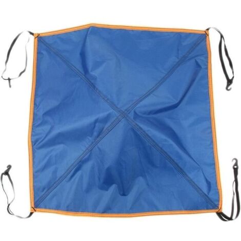 Voile d'ombrage imperméable 56x56cm - Protection UV pour terrasse et jardin, couleur crème.