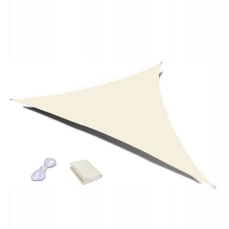 Voile d'ombrage imperméable 5x5x5m ModernHome - beige
