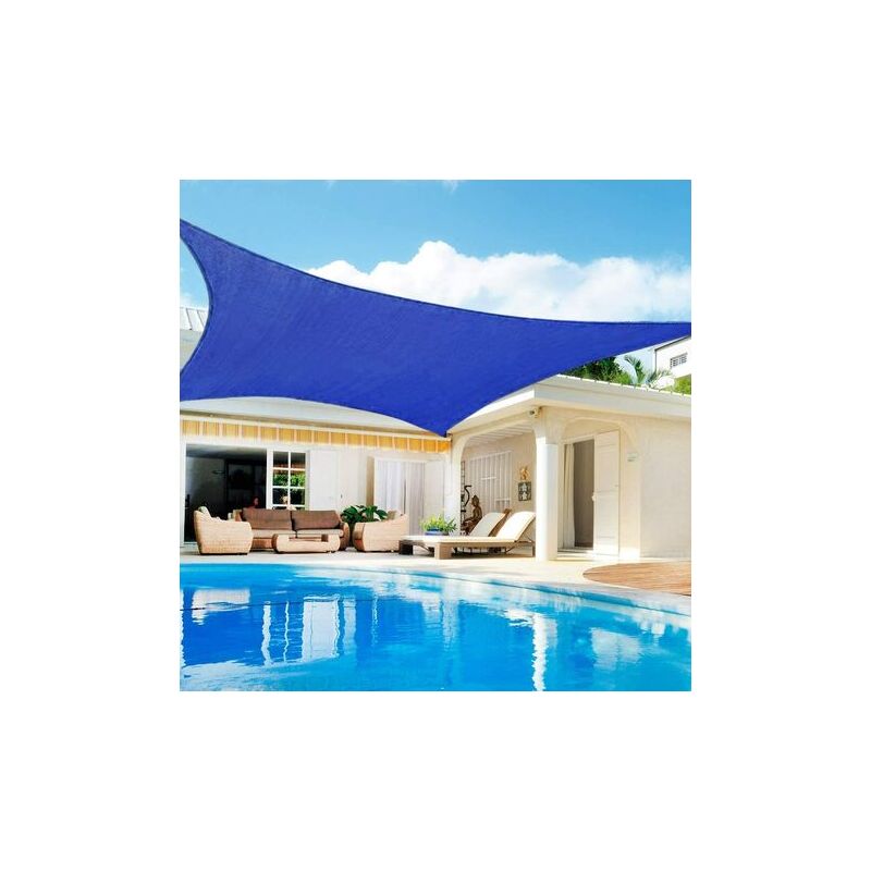Voile d'ombrage Rectangulaire 2x3m Toile Ombrage Respirant Protection 95% uv pour Jardin Extérieur Terrass