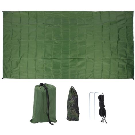Voile d'ombrage multifonctionnelle Hautement dense pour jardin Auvent pare-soleil Accessoires pare-soleil Taille M Vert militaire