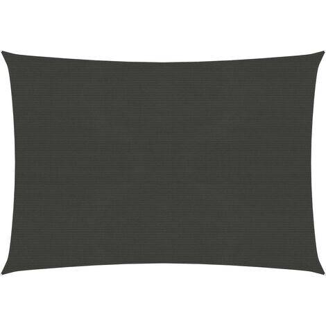 Voile d'ombrage PEHD 2x3,5 m Anthracite
