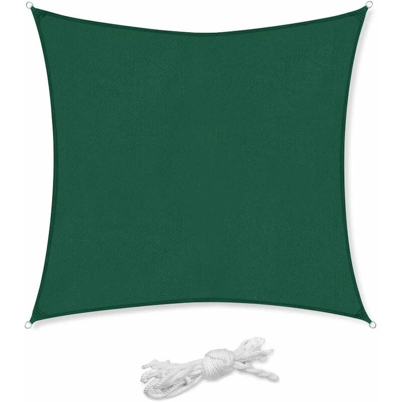 Sekey - Voile d'ombrage Carrée, 2×2m Green
