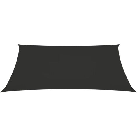 Voile d'ombrage, Protection Solaire, pour Jardin Terrasse Extérieur, Tissu Oxford rectangulaire 3x4 m Anthracite OIB2961E