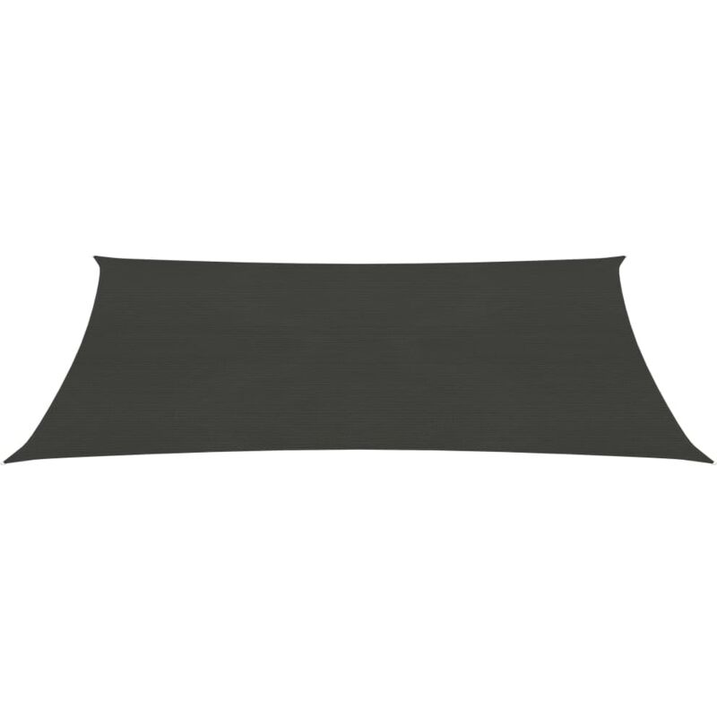 Voile d'ombrage, Protection Solaire, pour Jardin Terrasse Extérieur, 160 g/m² Anthracite 2,5x4 m pehd OIB4856E - Anthracite