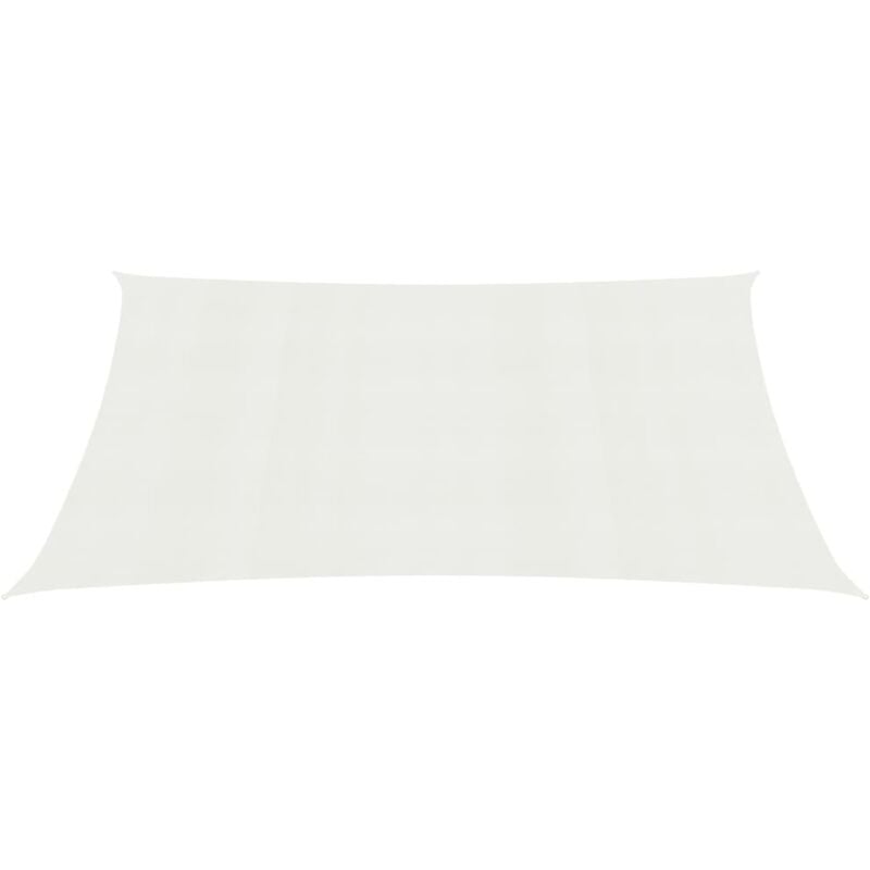 Voile d'ombrage, Protection Solaire, pour Jardin Terrasse Extérieur, 160 g/m² Blanc 3,5x5 m pehd OIB2530E